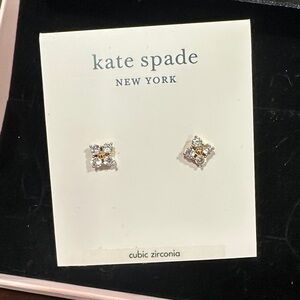 Kate Spade Gold and Silver Stud Earrings